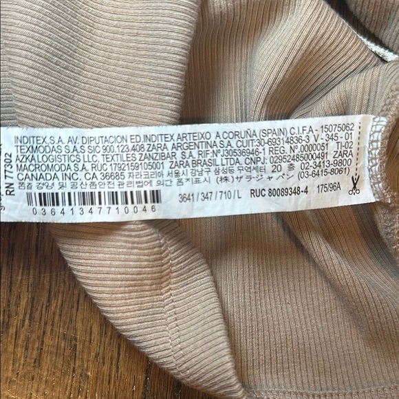 Zara Tan Halter Crop Top - Picture 4 of 4